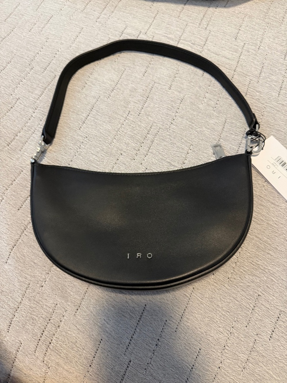 Iro Iri Arc Shoulder Bag in Black